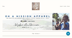 Desktop Screenshot of onamissionapparel.com